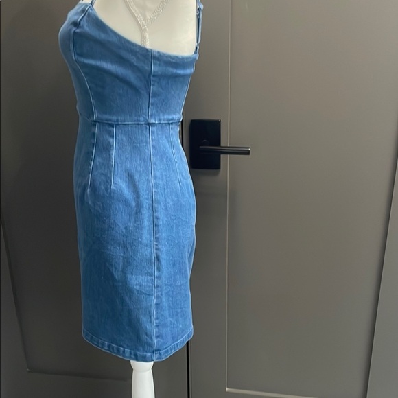 Sugar+Lips Blue Denim Dress - Picture 4 of 13